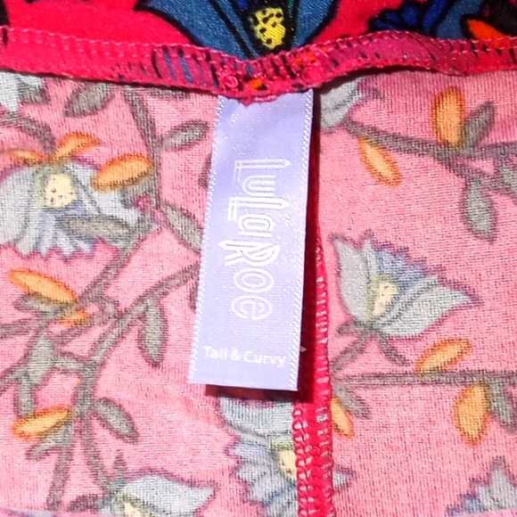 LulaRoe Floral Printed Leggings- T&C-#1569+ - Picture 5 of 10